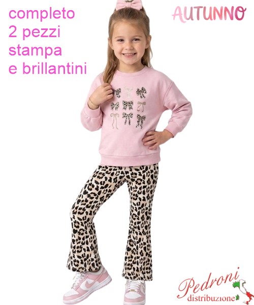 *AUTUNNO*Completo bambina CHIC AF2794 CLIVIA 3/8 anni - Bambina