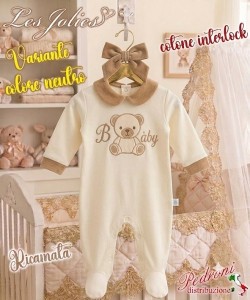 Les Jolies TUTINA INTERLOCK LJ-444.51 PANNA 0/3 Mesi