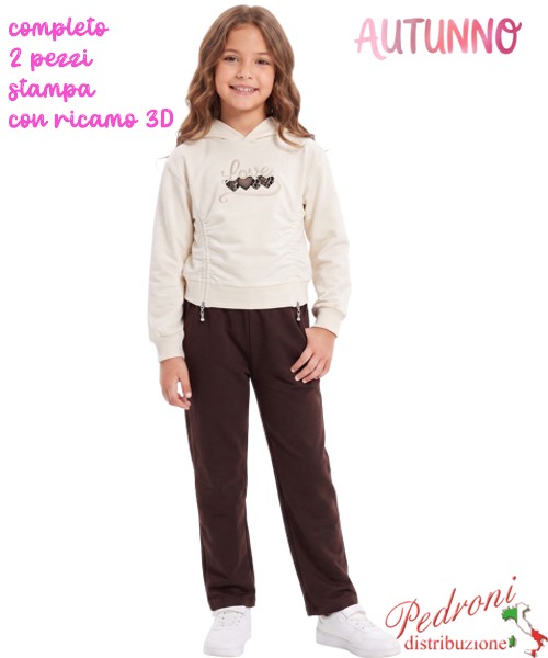 *AUTUNNO*Completo bambina MISS IMAGE LF2135...