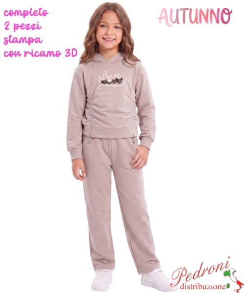 *AUTUNNO*Completo bambina MISS IMAGE LF2135...