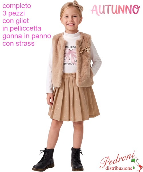 *AUTUNNO*Completo bambina CHIC AF2825...