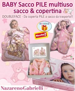 Baby sacco MULTIUSO NazarenoGabrielli NG-30165 ROSA