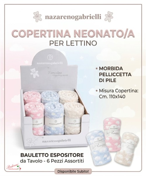 *IDEA REGALO* Copertina LETTINO in "PELLICCETTA...