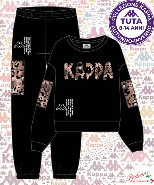 *KAPPA* COMPLETO TUTA RAGAZZA Felpata 018T 8/14...