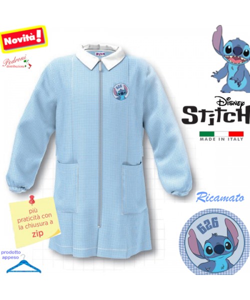 STITCH Grembiule ASILO bambino G407-ZIP...
