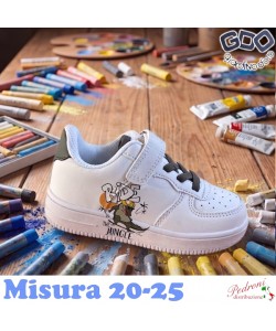 *NOVITA'* SCARPA bambino GD6026 Misura 20/25 Bianco/Chachi