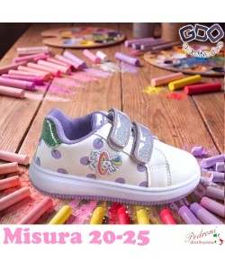 *NOVITA'* SCARPA bambina GD5104 Misura 20/25 Lilla