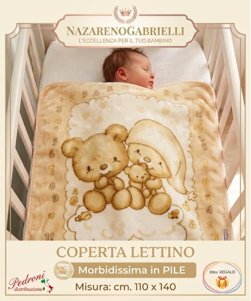 COPERTA Pile LETTINO " MULTIUSO " NG-40165...