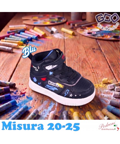 * NOVITA' * SCARPA bambino GD5538 Misura 20/25 Blu