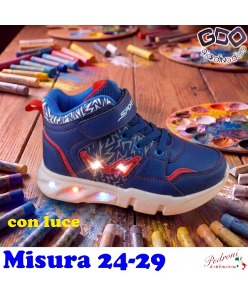 * NOVITA' * SCARPA bambino GD5507 Misura 24/29 Blu