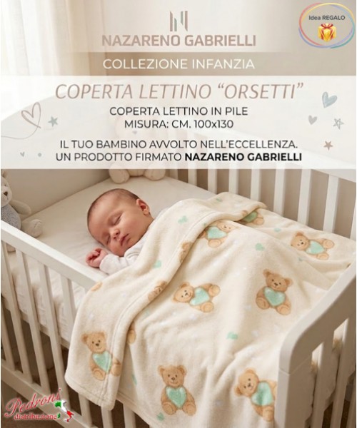 COPERTINA Pile LETTINO disegnata " ORSETTI "...