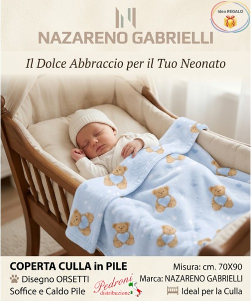 COPERTINA Pile CULLA disegnata " ORSETTI "...