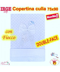 *IRGE* Copertina CULLA DOUBLE-FACE IG063/4 Cielo