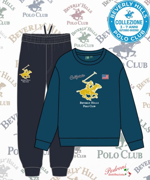 * POLO BEVERLY * TUTA BAMBINO Felpata 011K 3/7...