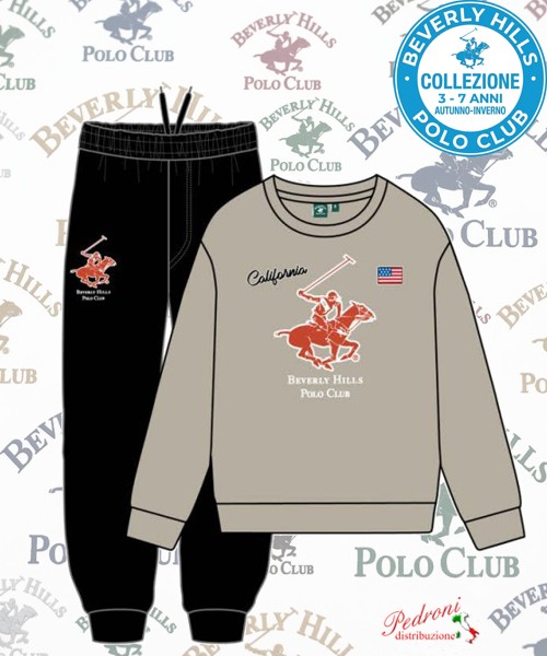 * POLO BEVERLY * TUTA BAMBINO Felpata 011K 3/7...