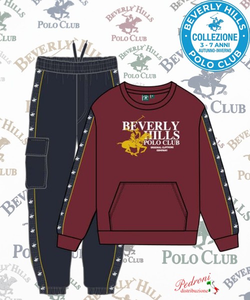 * POLO BEVERLY * TUTA BAMBINO Felpata 016K 3/7...