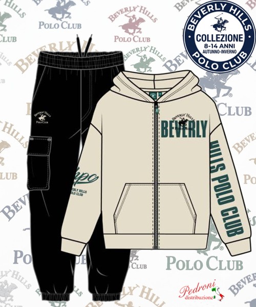* POLO BEVERLY * TUTA BAMBINO Felpata 025T 8/14...