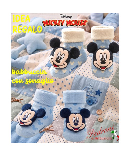 *MICKEY Babbuccia SONAGLIO in CALDO COTONE W2 2030 in 2 varianti