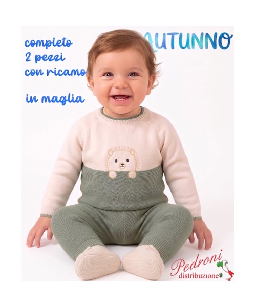 *AUTUNNO*Completino neonato SWEET SJ8005...
