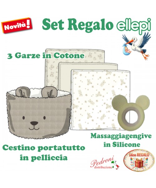 ELLEPI SET REGALO Cestino-Garze-Massaggia...