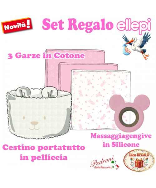 ELLEPI SET REGALO Cestino-Garze-Massaggia...