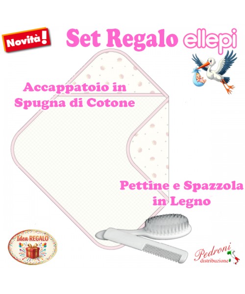 ELLEPI SET REGALO Triangolo in Cotone con...