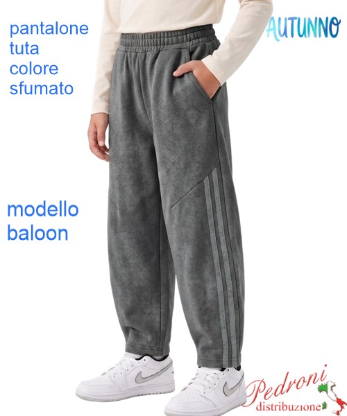 *AUTUNNO* Pantalone Tuta bambino STREET NT6527...