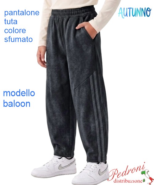 *AUTUNNO* Pantalone Tuta bambino STREET NT6527...