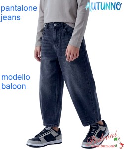 *AUTUNNO*Pantalone jeans bambino SMALL GANG N6127 BLUS 4/12 anni