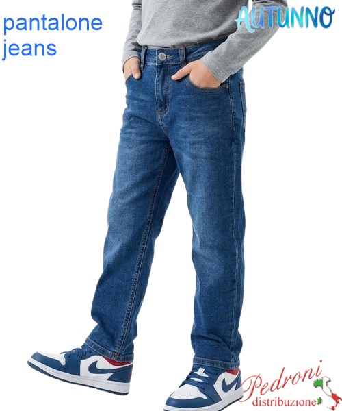 *AUTUNNO*Pantalone jeans bambino RUN BOY HA1695...