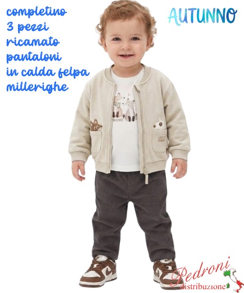 *AUTUNNO*Completo neonato BABYGANG AB8644...