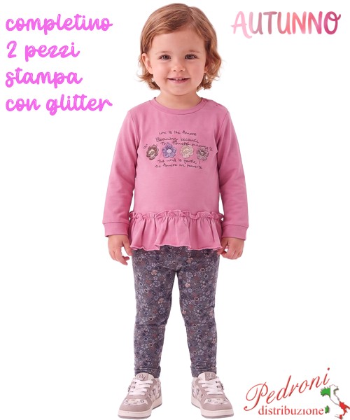 *AUTUNNO*Completo neonata LOLLITOP BE788 FUCSIA...