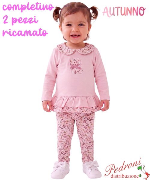 *AUTUNNO*Completino neonata STELLA RF6024 PINK...