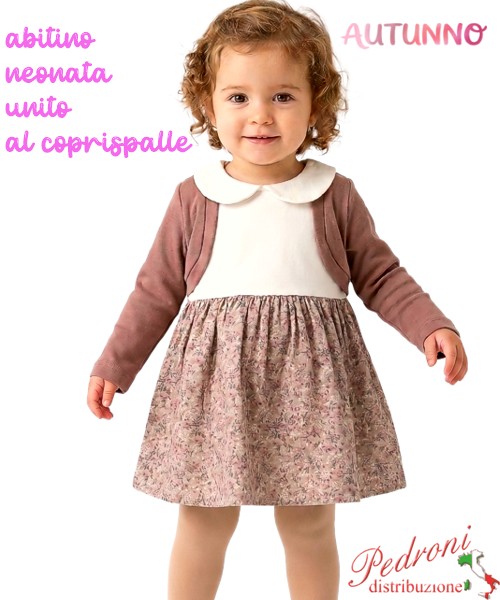 *AUTUNNO*Abitino neonata LOLLITOP BS7271...