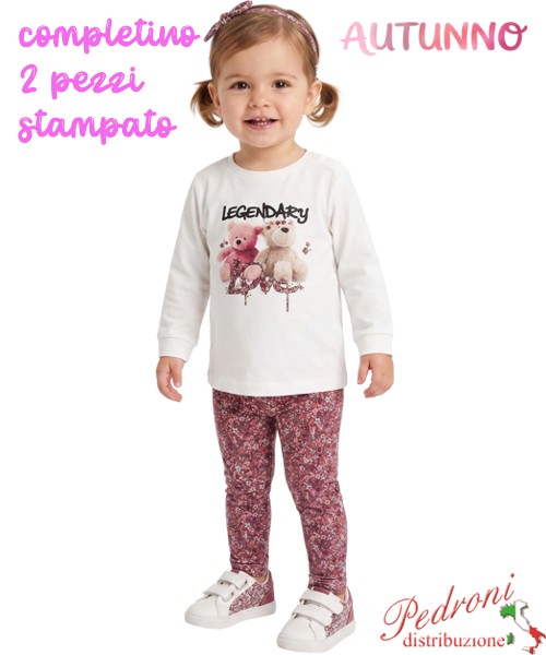 *AUTUNNO*Completo neonata LOLLITOP BE790 LATTE...