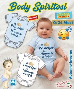 *PRINCIPINO* Body M/M CALDO COTONE Interlock 0/24 mesi XNO-132