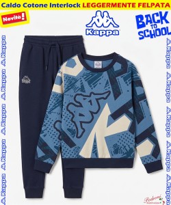 *BACK TO SCHOOL* KAPPA TUTA BAMBINO art.001K 3/7 Anni ARTIC BLUE