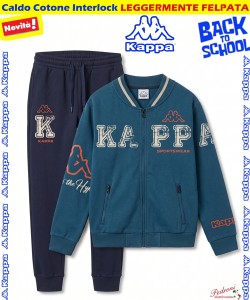 *BACK TO SCHOOL* KAPPA TUTA BAMBINO art.010K 3/7 Anni LYON BLUE