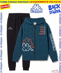 *BACK TO SCHOOL* KAPPA TUTA BAMBINO art.013K 3/7 Anni LYON BLUE