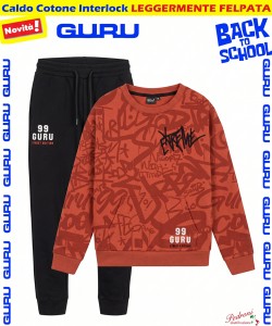 *BACK TO SCHOOL* GURU TUTA BAMBINO art.005K 3/7 Anni DEEP ORANGE