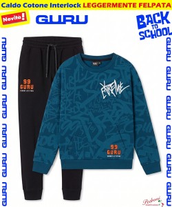 *BACK TO SCHOOL* GURU TUTA BAMBINO art.005K 3/7 Anni LYON BLUE