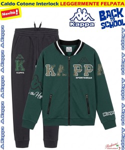 *BACK TO SCHOOL* KAPPA TUTA RAGAZZO art.010T 8/14 Anni FOREST