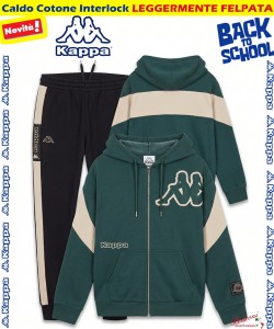 *BACK TO SCHOOL* KAPPA TUTA RAGAZZO art.012T 8/14 Anni FOREST