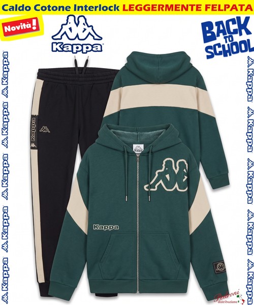 *BACK TO SCHOOL* KAPPA TUTA RAGAZZO art.012T 8/14 Anni FOREST