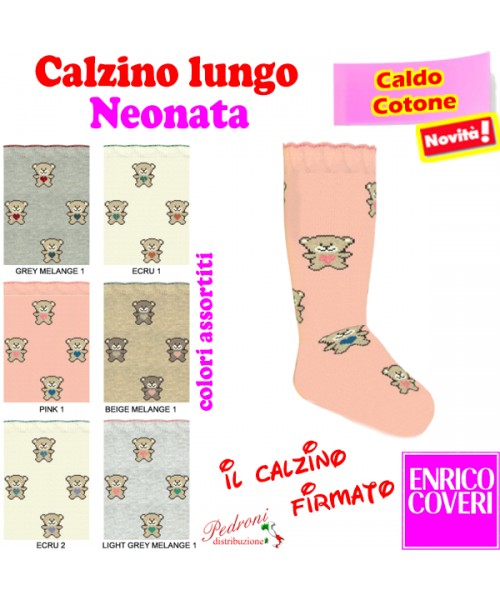 COVERI Calzino Lungo NEONATA CALDO COTONE...