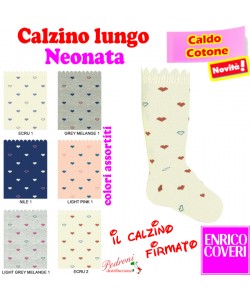 COVERI Calzino Lungo NEONATA CALDO COTONE LOLLY-377 Tg.18/24