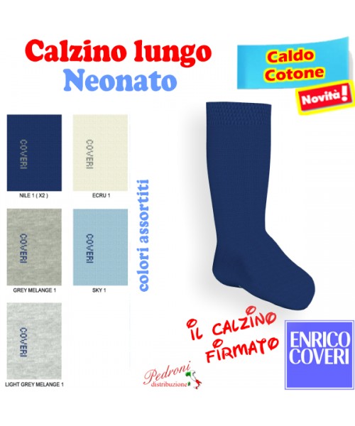 COVERI Calzino Lungo NEONATO CALDO COTONE...