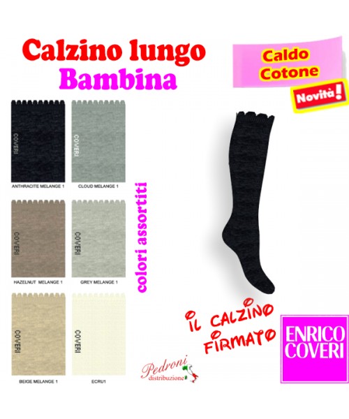COVERI Calzino LUNGO bambina CALDO COTONE...