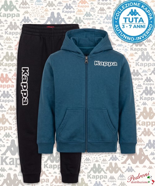 *KAPPA* TUTA BAMBINO Felpata 053K 3/7 Anni...