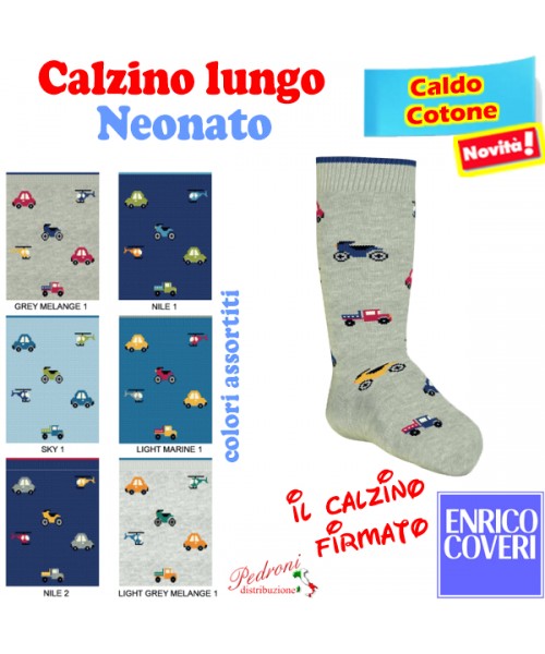 COVERI Calzino Lungo NEONATO CALDO COTONE...